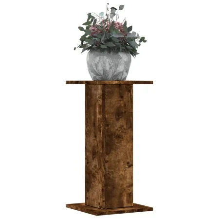 Pflanzenständer 2 Stück Eichenholz geräuchert 30x30x60 cm von , Topfständer - Ref: Foro24-3307859, Preis: 53,89 €, Rabatt: %