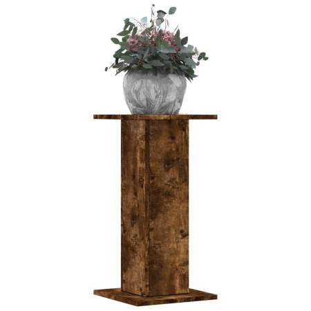 Pflanzenständer 2 Stück Eichenholz geräuchert 30x30x60 cm von , Topfständer - Ref: Foro24-3307859, Preis: 51,40 €, Rabatt: %