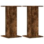 Pflanzenständer 2 Stück Eichenholz geräuchert 30x30x60 cm von , Topfständer - Ref: Foro24-3307859, Preis: 51,40 €, Rabatt: %