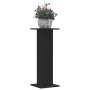 Soportes de plantas 2 uds madera ingeniería negro 30x30x80 cm de , Soportes para macetas - Ref: Foro24-3307865, Precio: 67,87 €