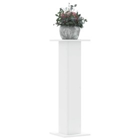 Plant stands 2 units engineered wood white 30x30x95 cm by , Pot stands - Ref: Foro24-3307873, Price: 95,15 €, Discount: %