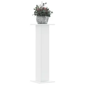 Plant stands 2 units engineered wood white 30x30x95 cm by , Pot stands - Ref: Foro24-3307873, Price: 91,75 €, Discount: %