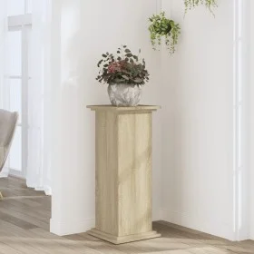 Engineered wood plant stands in Sonoma oak, 33x33x80 cm. by , Pot stands - Ref: Foro24-852971, Price: 54,05 €, Discount: %