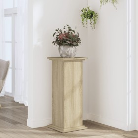 Pflanzenständer aus Eichenholz in Sonoma-Optik, 33x33x80 cm. von , Topfständer - Ref: Foro24-852971, Preis: 42,62 €, Rabatt: %