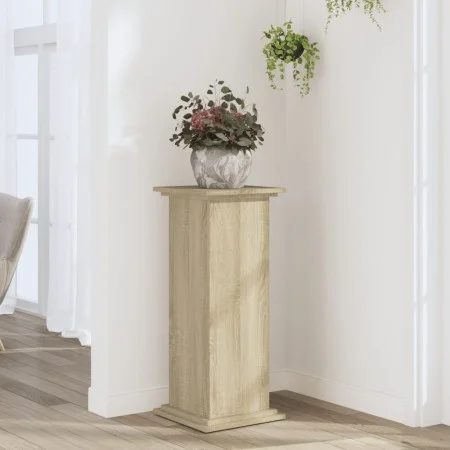 Engineered wood plant stands in Sonoma oak, 33x33x80 cm. by , Pot stands - Ref: Foro24-852971, Price: 49,01 €, Discount: %