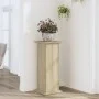 Soportes de plantas madera ingeniería roble Sonoma 33x33x80 cm de , Soportes para macetas - Ref: Foro24-852971, Precio: 49,01...