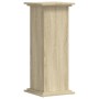 Engineered wood plant stands in Sonoma oak, 33x33x80 cm. by , Pot stands - Ref: Foro24-852971, Price: 42,62 €, Discount: %