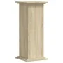 Engineered wood plant stands in Sonoma oak, 33x33x80 cm. by , Pot stands - Ref: Foro24-852971, Price: 49,01 €, Discount: %