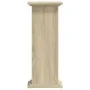 Engineered wood plant stands in Sonoma oak, 33x33x80 cm. by , Pot stands - Ref: Foro24-852971, Price: 49,01 €, Discount: %