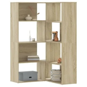 Corner shelf 4 levels oak wood Sonoma 85x85x140cm by , Bookcases and shelves - Ref: Foro24-3307812, Price: 191,05 €, Discount: %