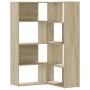 Eckregal 4 Ebenen Eiche Sonoma Holz 85x85x140cm von , Bücherregale und Regale - Ref: Foro24-3307812, Preis: 194,77 €, Rabatt: %