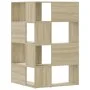 Corner shelf 4 levels oak wood Sonoma 85x85x140cm by , Bookcases and shelves - Ref: Foro24-3307812, Price: 191,05 €, Discount: %