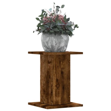 Pflanzenständer 2 Stück Eichenholz geräuchert 30x30x40 cm von , Topfständer - Ref: Foro24-3307850, Preis: 45,02 €, Rabatt: %