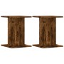 Soportes para plantas 2 uds madera roble ahumado 30x30x40 cm de , Soportes para macetas - Ref: Foro24-3307850, Precio: 42,47 ...