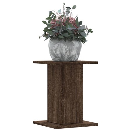 Pflanzenständer 2 Stück aus braunem Eichenholz 30x30x40 cm von , Topfständer - Ref: Foro24-3307852, Preis: 43,54 €, Rabatt: %