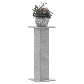Plant stands 2 units gray wood concrete 30x30x80 cm by , Pot stands - Ref: Foro24-3307867, Price: 63,33 €, Discount: %
