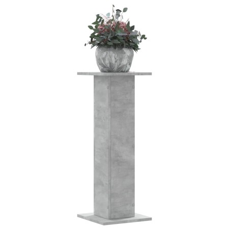 Pflanzenständer 2 Stück aus Holz in Grau-Betonoptik 30x30x80 cm von , Topfständer - Ref: Foro24-3307867, Preis: 63,33 €, Raba...