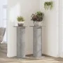 Plant stands 2 units gray wood concrete 30x30x80 cm by , Pot stands - Ref: Foro24-3307867, Price: 62,52 €, Discount: %