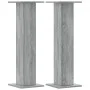 Soportes para plantas 2 uds madera gris Sonoma 30x30x95 cm de , Soportes para macetas - Ref: Foro24-3307878, Precio: 70,54 €,...