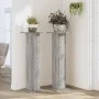 Soportes para plantas 2 uds madera gris Sonoma 30x30x95 cm de , Soportes para macetas - Ref: Foro24-3307878, Precio: 70,54 €,...