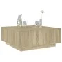 Wohnzimmertisch aus Sonoma-Eiche Spanplatte 100x100x40 cm von , Couchtisch - Ref: Foro24-3284051, Preis: 142,18 €, Rabatt: %