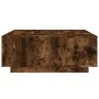 Mesa de centro madera de ingeniería roble ahumado 100x100x40 cm de , Mesas de centro - Ref: Foro24-3284053, Precio: 169,48 €,...