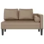 Chaise lounge sofa with synthetic leather cushions in cappuccino color. by , Daybeds - Ref: Foro24-4007569, Price: 145,56 €, ...