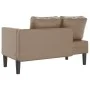 Chaise lounge sofa with synthetic leather cushions in cappuccino color. by , Daybeds - Ref: Foro24-4007569, Price: 145,56 €, ...