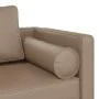 Chaiselongue-Sofa mit Kissen aus künstlichem Kapuzinerleder. von , Tagesbetten - Ref: Foro24-4007569, Preis: 142,28 €, Rabatt: %