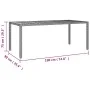 Garden table and chairs set 7 pieces with black PE rattan cushions by , Garden sets - Ref: Foro24-3276981, Price: 909,53 €, D...