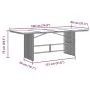 Garden table and 9-piece chairs set with gray synthetic rattan cushions. by , Garden sets - Ref: Foro24-3277042, Price: 1,00 ...
