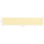 Toldo para balcón HDPE beige 90x500 cm de vidaXL, Sombrillas - Ref: Foro24-310914, Precio: 24,89 €, Descuento: %