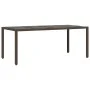 Garden table and chairs set, 7 pieces with brown PE rattan cushions. by , Garden sets - Ref: Foro24-3277191, Price: 990,46 €,...