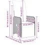 Mesita y sillas jardín 5 pzas y cojines ratán sintético gris de , Conjuntos de jardín - Ref: Foro24-3277166, Precio: 686,55 €...