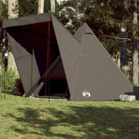 Family tipi tent for 6 people, waterproof, brown. by , tents - Ref: Foro24-4009443, Price: 135,92 €, Discount: %