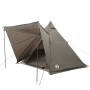 Tienda de campaña familiar tipi 6 personas impermeable marrón de , Tiendas de campaña - Ref: Foro24-4009443, Precio: 133,98 €