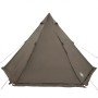 Tienda de campaña familiar tipi 6 personas impermeable marrón de , Tiendas de campaña - Ref: Foro24-4009443, Precio: 133,98 €