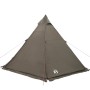 Tienda de campaña familiar tipi 6 personas impermeable marrón de , Tiendas de campaña - Ref: Foro24-4009443, Precio: 133,98 €