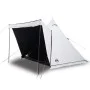 Family store tipi for 6 people, white opaque waterproof fabric by , tents - Ref: Foro24-4009441, Price: 203,47 €, Discount: %