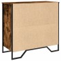 Ingenieurholz-Vitrine in geräucherter Eiche 79,5x35,5x74,5 cm von , Sideboards - Ref: Foro24-848546, Preis: 80,88 €, Rabatt: %