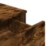 Engineered wood smoked oak sideboard 79.5x35.5x74.5 cm by , Sideboards - Ref: Foro24-848546, Price: 79,63 €, Discount: %