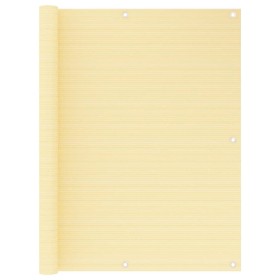 Beige HDPE balcony awning 120x500 cm by vidaXL, Umbrellas - Ref: Foro24-310918, Price: 24,65 €, Discount: %