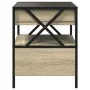 Bedside table with Infinity LED Sonoma oak 40x40x51 cm by , Nightstands - Ref: Foro24-3284102, Price: 76,71 €, Discount: %