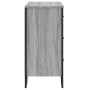 Cajonera de madera de ingeniería gris Sonoma 91x35,5x74,5 cm de , Cajoneras - Ref: Foro24-3295305, Precio: 173,03 €, Descuent...