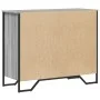 Engineered wood chest of drawers in Sonoma grey, 91x35.5x74.5 cm. by , Drawers - Ref: Foro24-3295305, Price: 179,47 €, Discou...