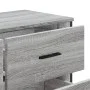 Engineered wood chest of drawers in Sonoma grey, 91x35.5x74.5 cm. by , Drawers - Ref: Foro24-3295305, Price: 179,47 €, Discou...