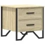 Mesita de noche madera de ingeniería roble Sonoma 40x41x40 cm de , Mesitas de noche - Ref: Foro24-848506, Precio: 50,28 €, De...