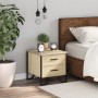 Mesita de noche madera de ingeniería roble Sonoma 40x41x40 cm de , Mesitas de noche - Ref: Foro24-848506, Precio: 50,97 €