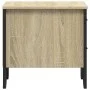 Mesita de noche madera de ingeniería roble Sonoma 40x41x40 cm de , Mesitas de noche - Ref: Foro24-848506, Precio: 50,28 €, De...