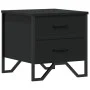Mesita de noche madera de ingeniería negra 40x41x40 cm de , Mesitas de noche - Ref: Foro24-848504, Precio: 51,03 €, Descuento: %